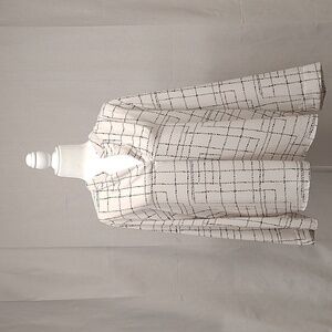 Prologue Pink Blouse featuring a chic geometric shape design